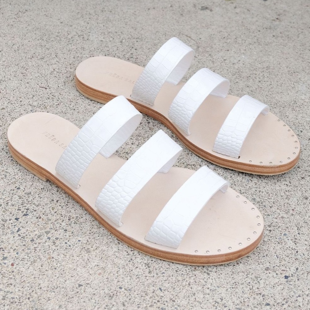 Brand New Freda Salvador Iris Multi Strap Sandal